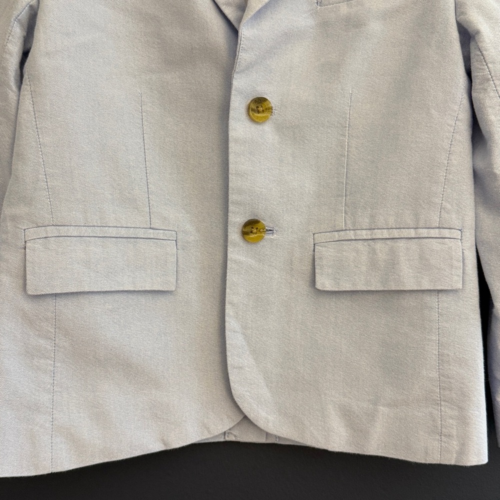 Janie and Jack Boys Light Blue Blazer & Pants Set Size 7 Spring Suit. Like New! - Picture 5 of 14